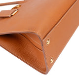 Burberry Brown Leather Tote City Handbag