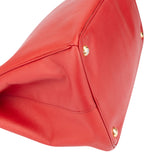 Prada Red Saffiano Leather Galleria Handbag