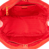 Prada Red Saffiano Leather Galleria Handbag