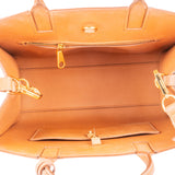 Burberry Brown Leather Tote City Handbag