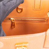 Burberry Brown Leather Tote City Handbag