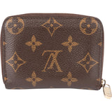 Louis Vuitton Canvas Monogram Zippy Coin Wallet
