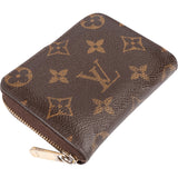 Louis Vuitton Canvas Monogram Zippy Coin Wallet