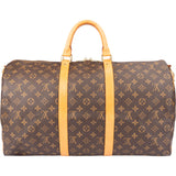 Louis Vuitton Canvas Monogram Keepall 50 Bandouliere