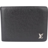 Louis Vuitton Noir Taiga Leather Multiple Wallet