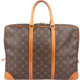 Louis Vuitton Canvas Monogram Porte Documents Handbag
