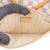 Louis Vuitton Damier Azur Monogram Neverfull GM Shopper Handbag