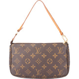 Louis Vuitton Canvas Monogram Pochette Accessoire Handbag