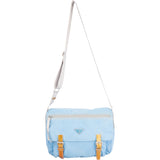 Prada Nylon Triangle Messenger Crossbody Bag