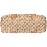 Gucci GG Monogram Bamboo Handbag