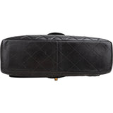 Chanel Quilted Lambskin 24K Gold Double Face Crossbody Bag