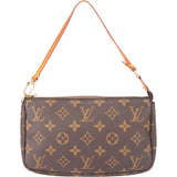 Louis Vuitton Canvas Monogram Pochette Accessoire Handbag