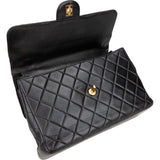 Chanel Quilted Lambskin 24K Gold Double Face Crossbody Bag