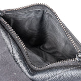 Saint Laurent Chevron Caviar Leather Compact Wallet