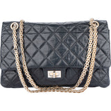 Chanel Quilted Lambskin 2.55 - 2005 Double Flap Crossbody Bag