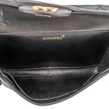 Chanel Quilted Lambskin 24K Gold Double Face Crossbody Bag