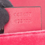 Gucci Pink Satin GG Marmont Crossbody Bag