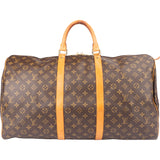 Louis Vuitton Canvas Monogram Keepall 55