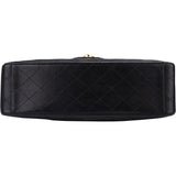 Chanel Quilted Lambskin 24K Gold Jumbo Single Flap Crossbody Bag