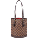 Louis Vuitton Damier Ebene Monogram Bucket Bag PM Handbag