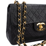 Chanel Quilted Lambskin 24K Gold Jumbo Single Flap Crossbody Bag