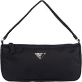 Prada Black Nylon Triangle Mini Handbag