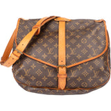 Louis Vuitton Canvas Monogram Saumur 35 Crossbody Bag