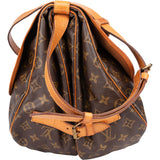 Louis Vuitton Canvas Monogram Saumur 35 Crossbody Bag