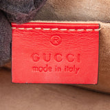 Gucci Red Leather Small Sylvie Handbag