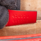 Gucci Red Leather Small Sylvie Handbag