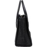 Celine Bicolor Leather Luggage Handbag