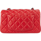 Chanel Quilted Lambskin Antique Single Flap Crossbody Bag