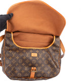 Louis Vuitton Canvas Monogram Saumur 35 Crossbody Bag