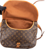 Louis Vuitton Canvas Monogram Saumur 35 Crossbody Bag