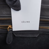 Celine Bicolor Leather Luggage Handbag