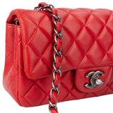 Chanel Quilted Lambskin Antique Single Flap Crossbody Bag