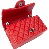 Chanel Quilted Lambskin Antique Single Flap Crossbody Bag