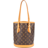 Louis Vuitton Canvas Monogram Bucket Bag PM Handbag