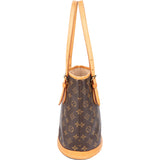 Louis Vuitton Canvas Monogram Bucket Bag PM Handbag