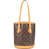 Louis Vuitton Canvas Monogram Bucket Bag PM Handbag