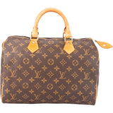 Louis Vuitton Canvas Monogram Speedy 30 Handbag