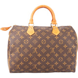 Louis Vuitton Canvas Monogram Speedy 30 Handbag