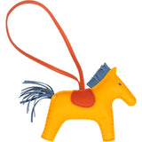 Hermès Tricolor Leather Rodeo MM Pendant