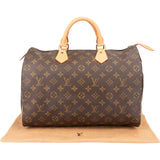 Louis Vuitton Canvas Monogram Speedy 35 Handbag