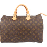 Louis Vuitton Canvas Monogram Speedy 35 Handbag
