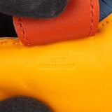 Hermès Tricolor Leather Rodeo MM Pendant