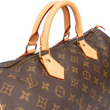 Louis Vuitton Canvas Monogram Speedy 35 Handbag