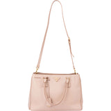 Prada Pink Saffiano Leather Galleria Handbag