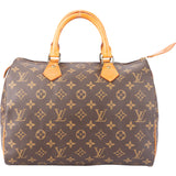 Louis Vuitton Canvas Monogram Speedy 30 Handbag