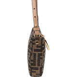 Fendi FF Monogram Baguette Crossbody Bag